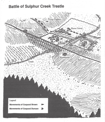 Sketch of Trestle Area